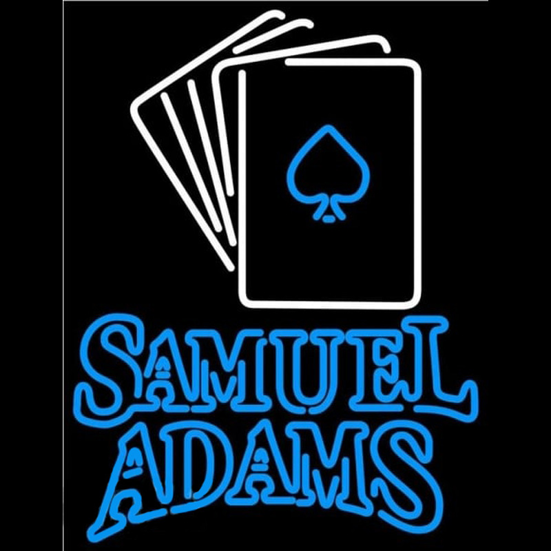 Samuel Adams Cards Beer Sign Enseigne Néon
