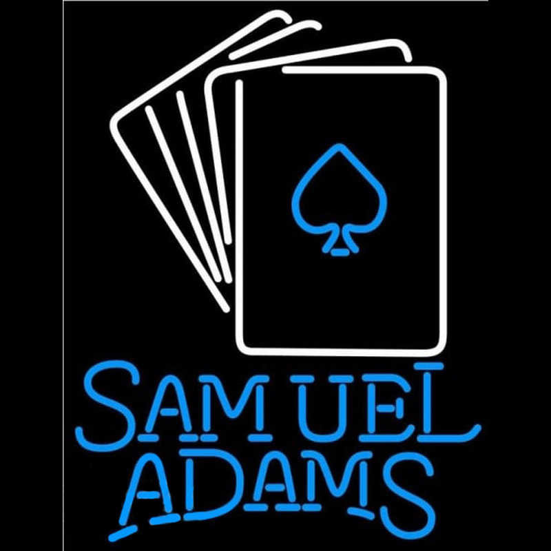 Samuel Adams Cards Beer Sign Enseigne Néon