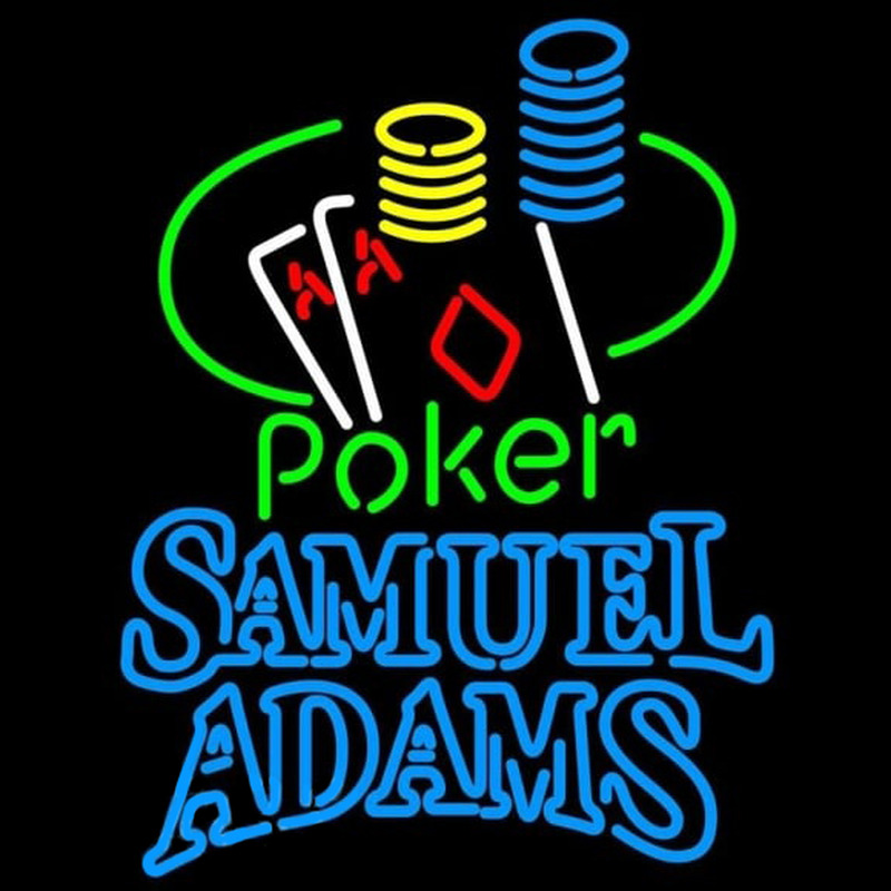 Samuel Adams Poker Ace Coin Table Beer Sign Enseigne Néon