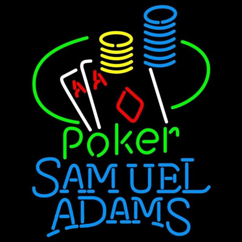 Samuel Adams Poker Ace Coin Table Beer Sign Enseigne Néon