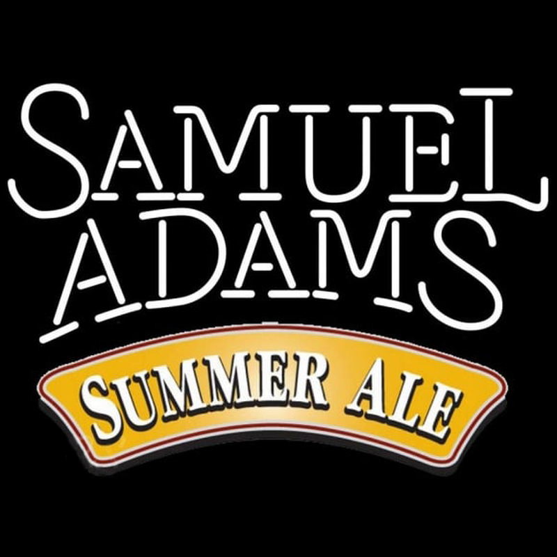 Samuel Adams Summer Ale White Beer Sign Enseigne Néon