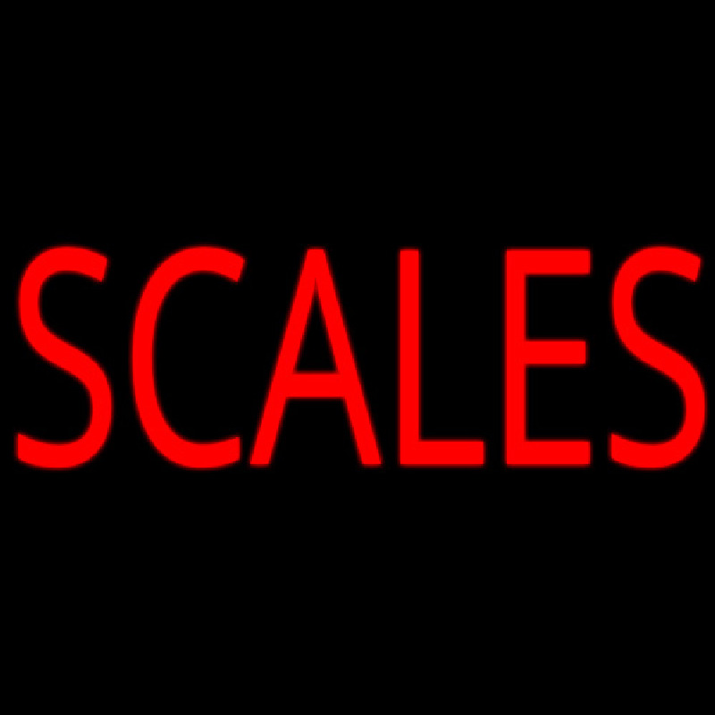 Scales Enseigne Néon