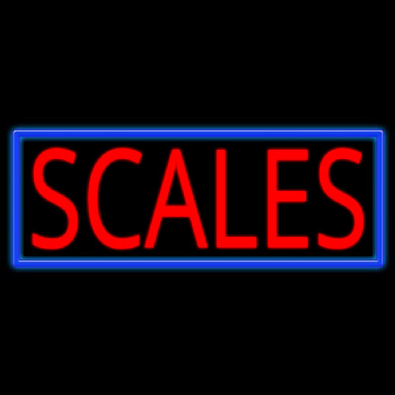 Scales Enseigne Néon