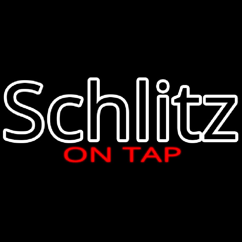 Schlitz On Tap Enseigne Néon