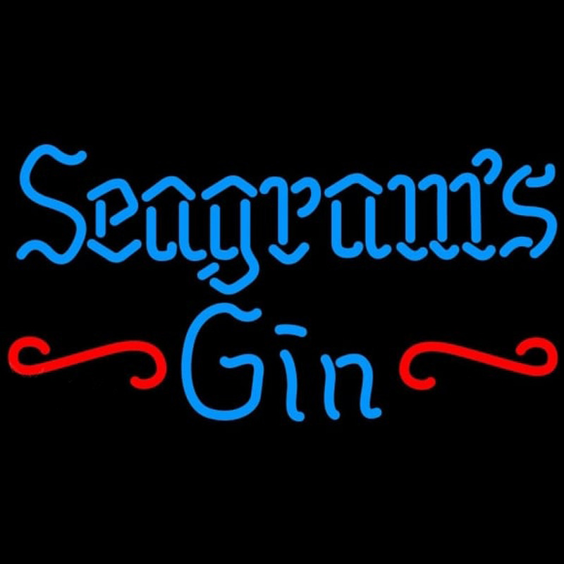 Seagrams 7 Promotional Gin Beer Sign Enseigne Néon