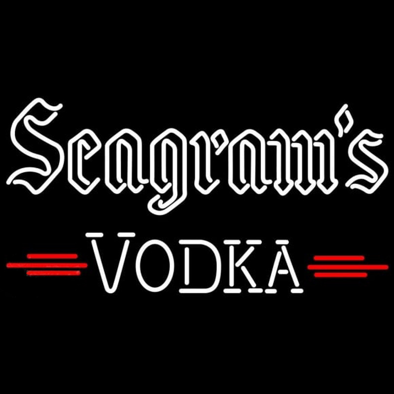 Seagrams Vodka Beer Sign Enseigne Néon