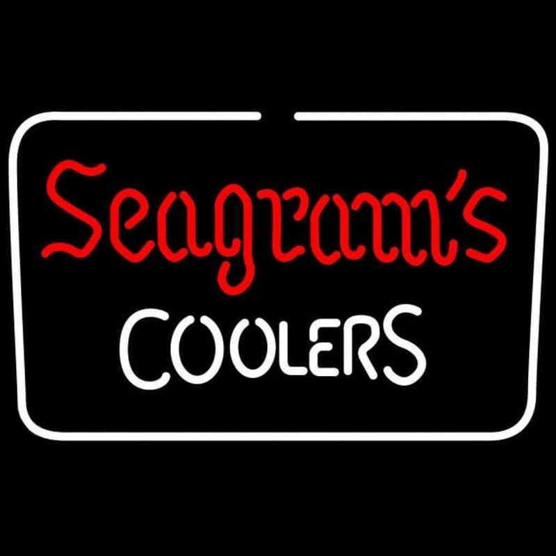 Segrams Coolers Beer Sign Enseigne Néon