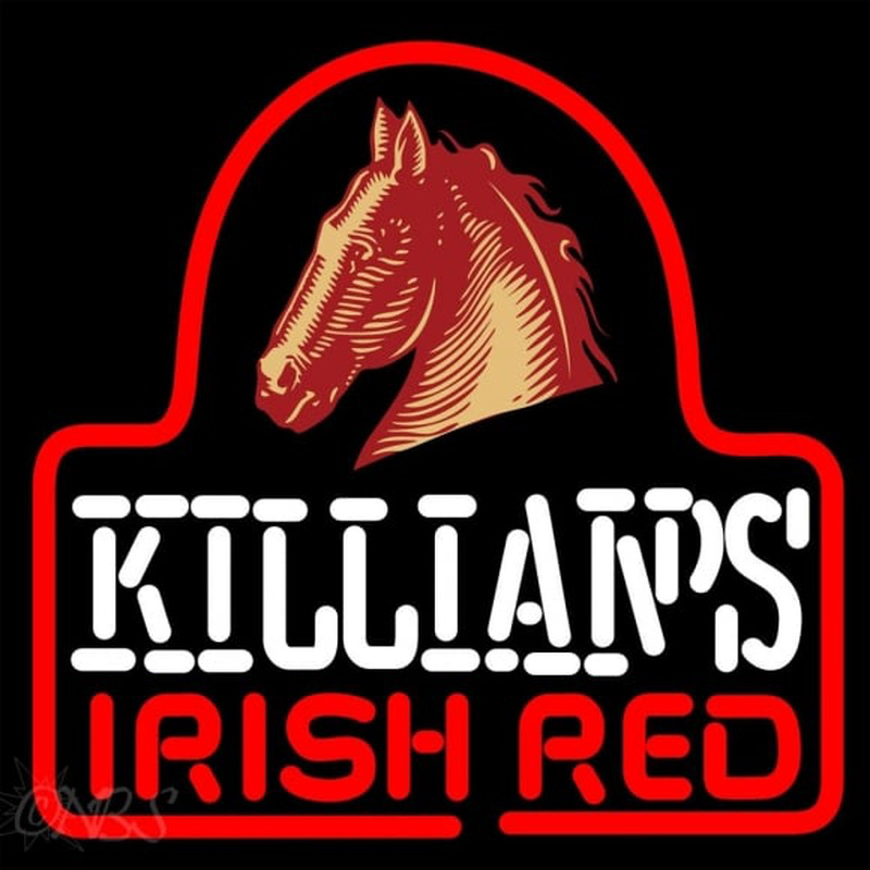 Sgeorge Killians Irish Red Horse Head Beer Sign Enseigne Néon