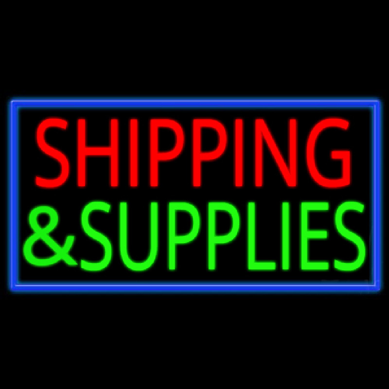 Shipping And Supplies Enseigne Néon
