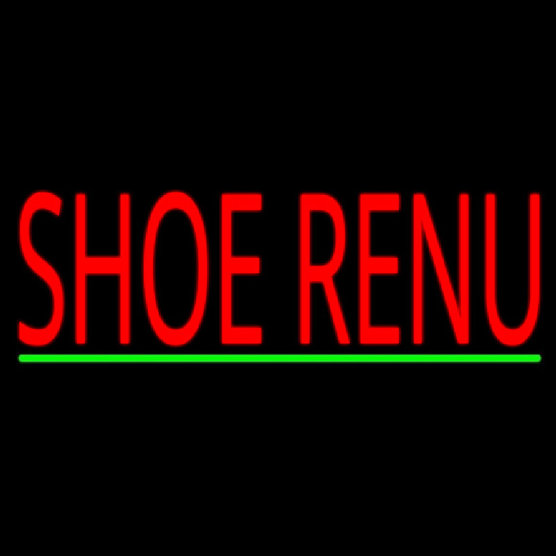 Shoe Renu Green Line Enseigne Néon