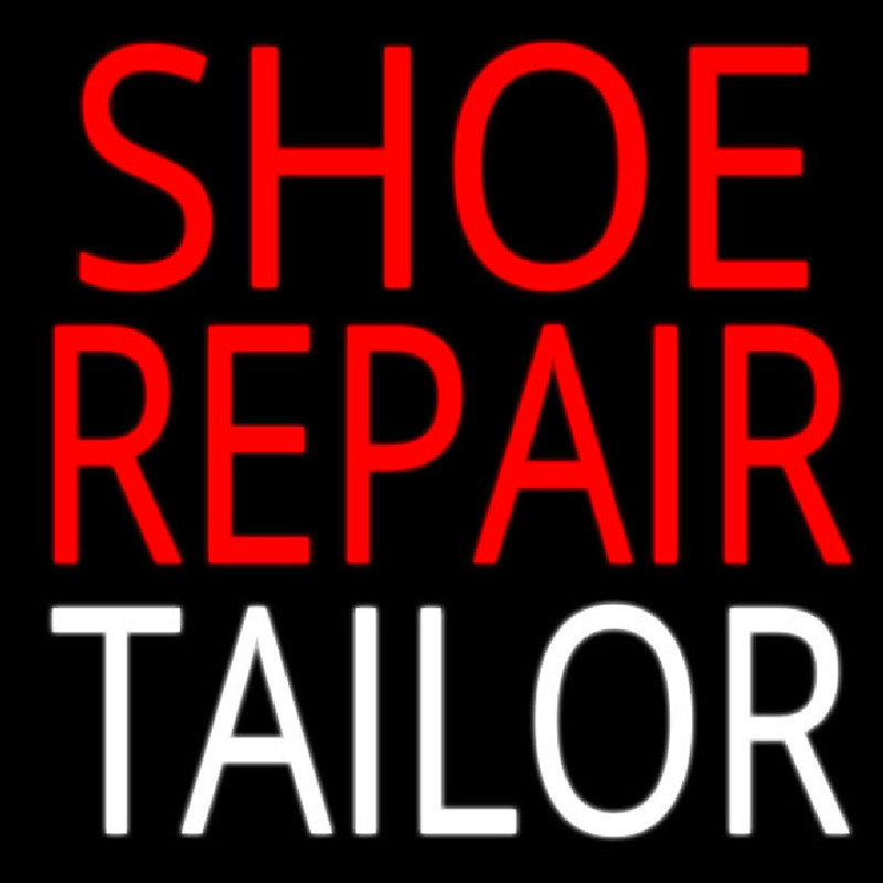 Shoe Repair Tailor Enseigne Néon