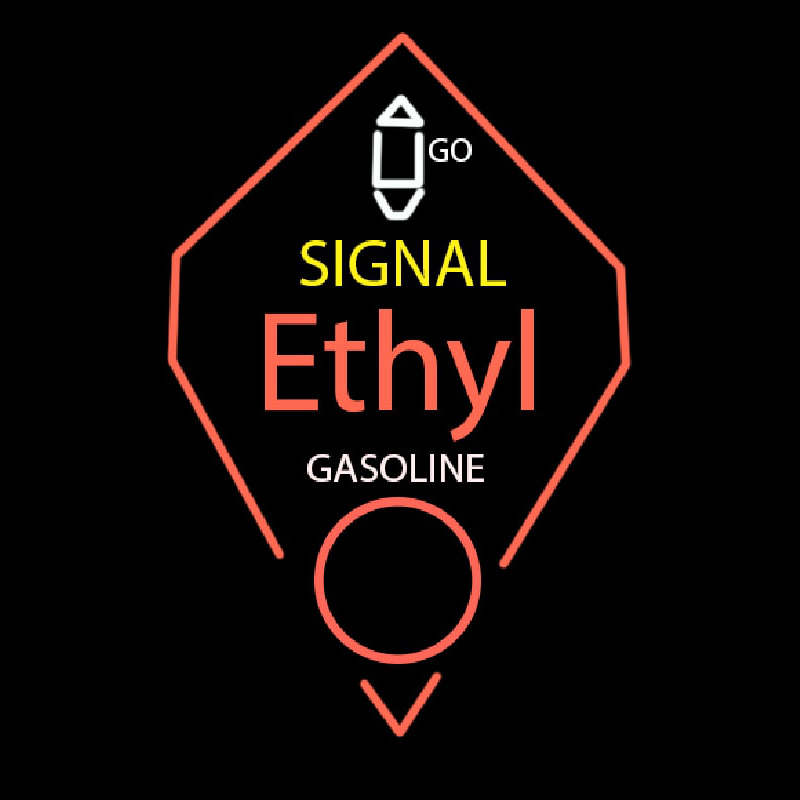 Signal Ethyl Gasoline Enseigne Néon