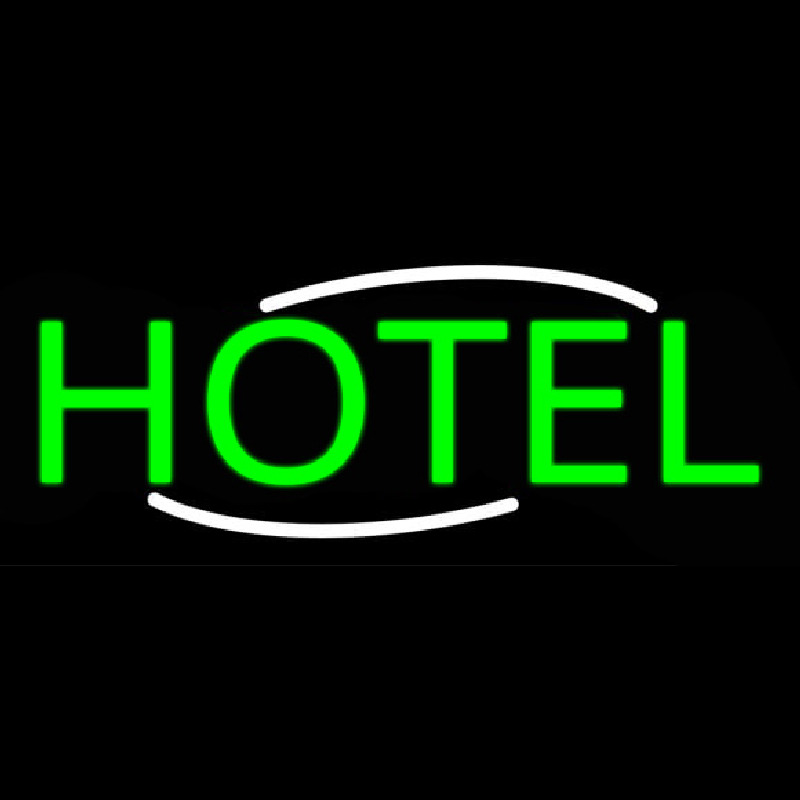 Simple Green Hotel Enseigne Néon