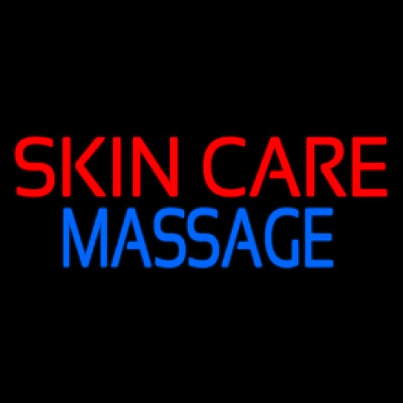 Skin Care Massage Hair Enseigne Néon