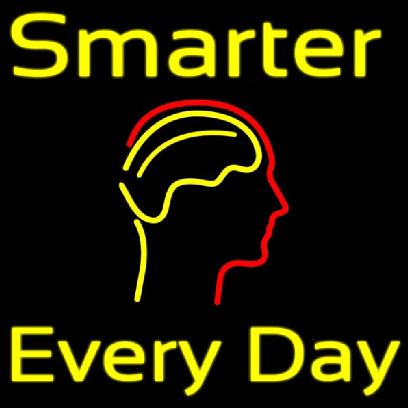Smarter Every Day Enseigne Néon