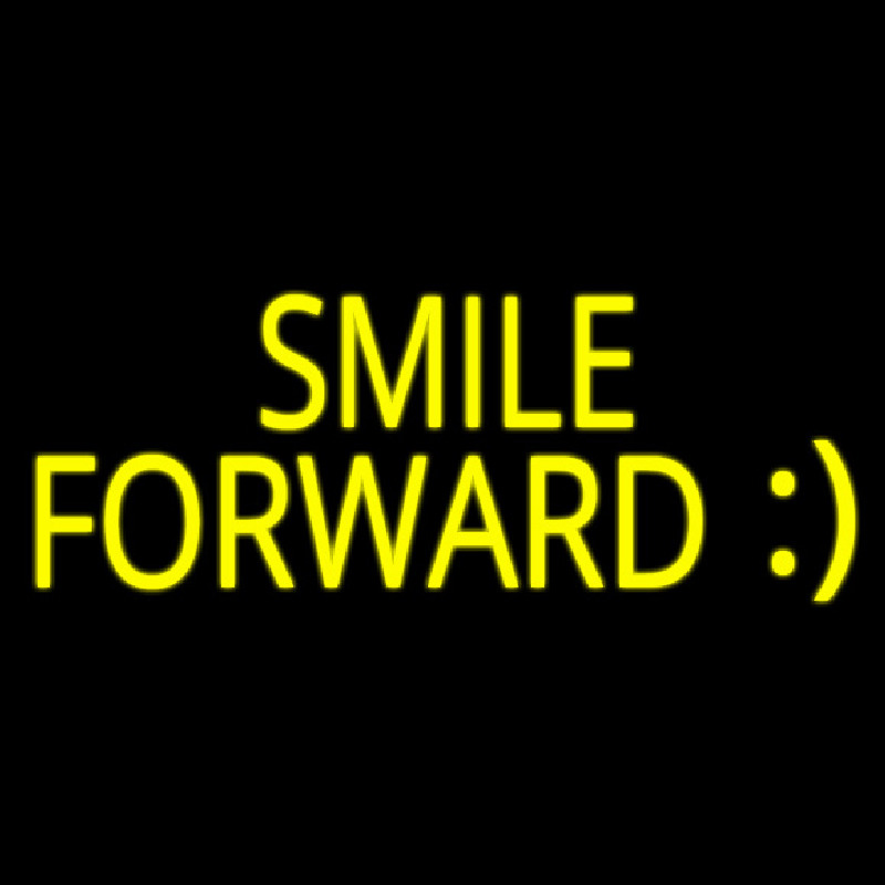 Smile Forward Enseigne Néon