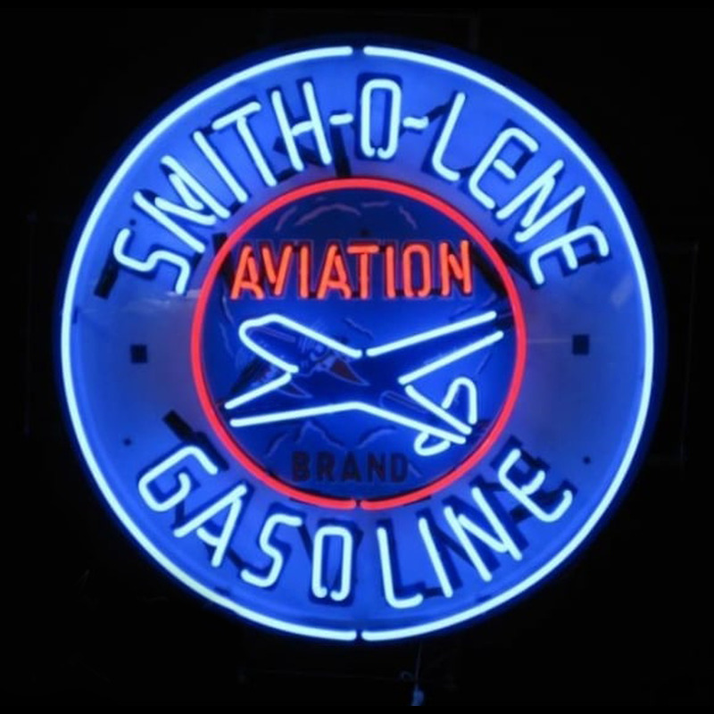 Smitholene Aviation Enseigne Néon