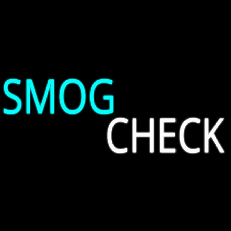 Smog Check Enseigne Néon