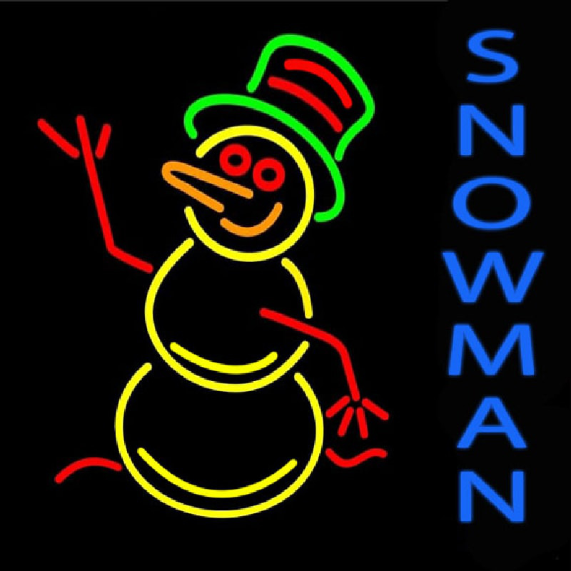 Snowman Enseigne Néon