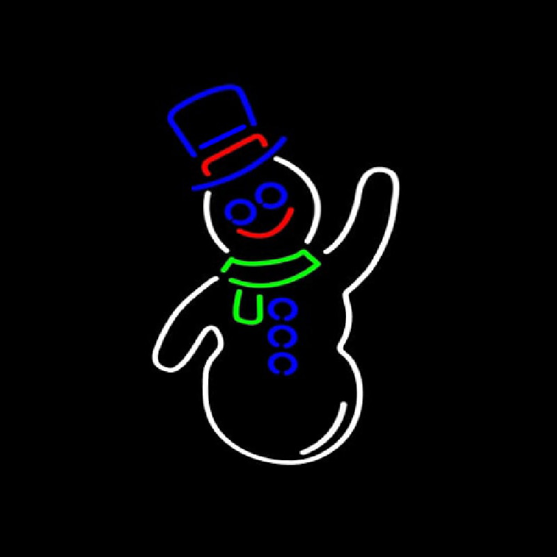 Snowman Enseigne Néon