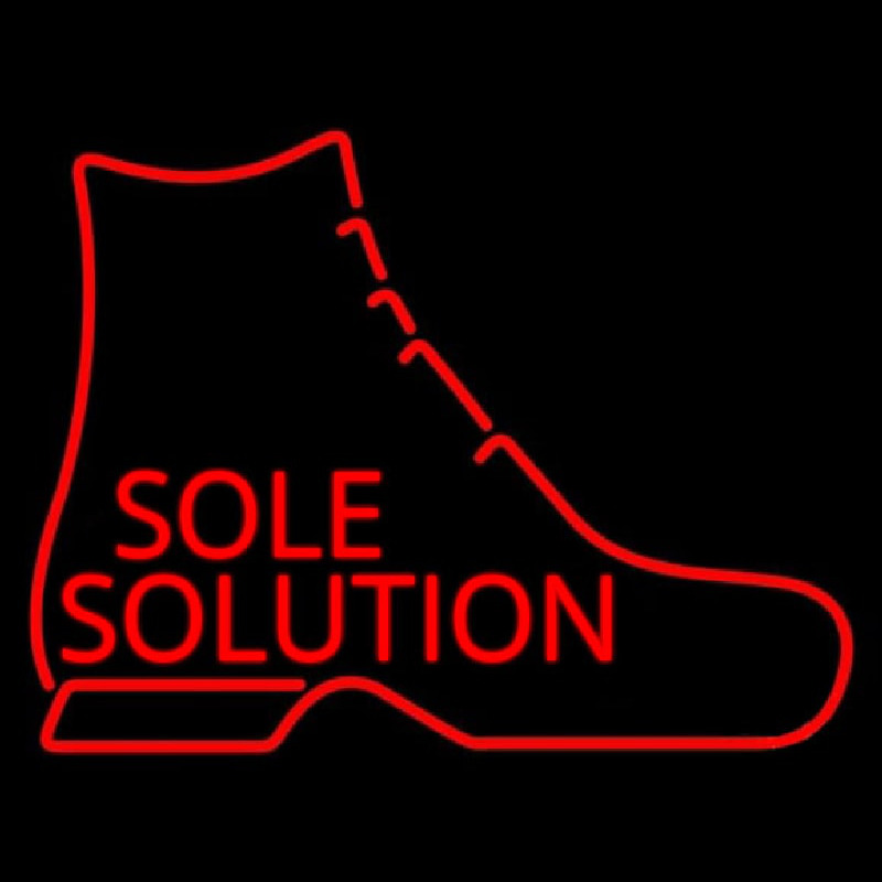 Sole Solution Enseigne Néon