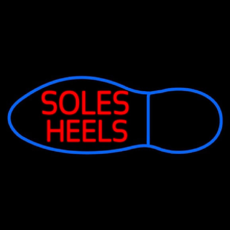 Soles Heels Enseigne Néon