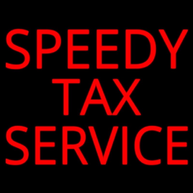 Speedy Ta  Service Enseigne Néon