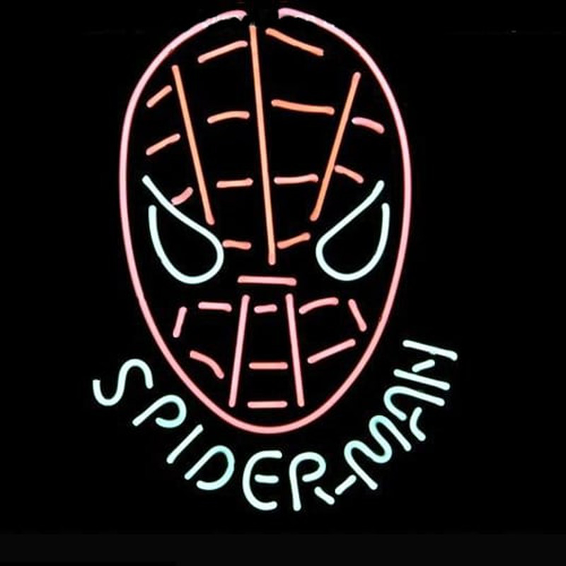 Spiderman Super Man Logo Pub Display Magasin Bière Bar Enseigne Néon Cadeau