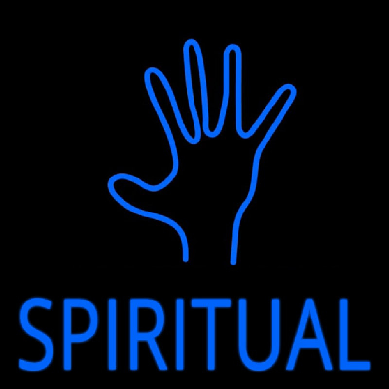 Spiritual Hands Enseigne Néon