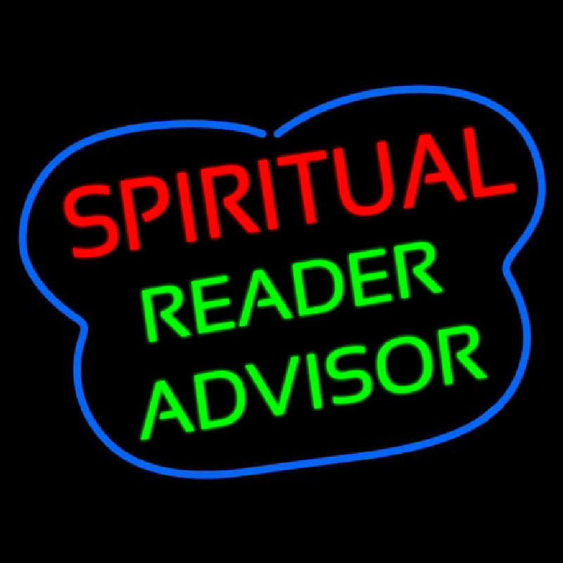 Spiritual Reader Advisor Enseigne Néon
