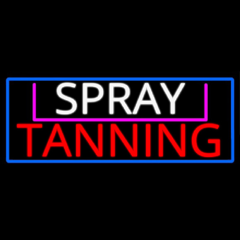 Spray Tanning Enseigne Néon