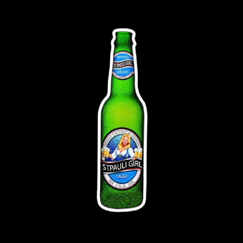 St Pauli Girl Bottle Beer Sign Enseigne Néon