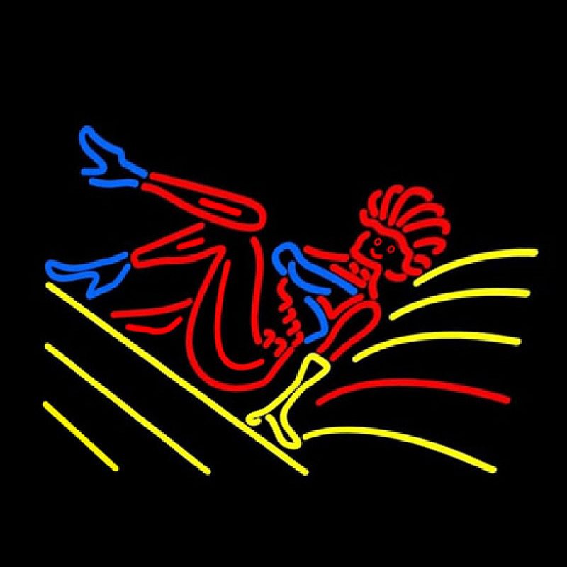 Strip Girl Logo Enseigne Néon