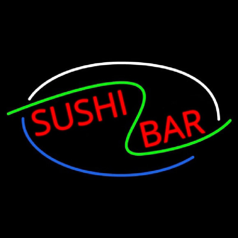 Stylish Sushi Bar Enseigne Néon