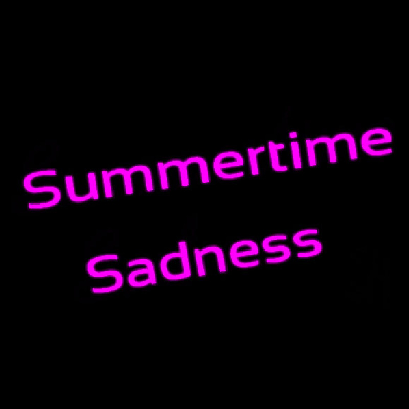 Summertime Sadness Enseigne Néon