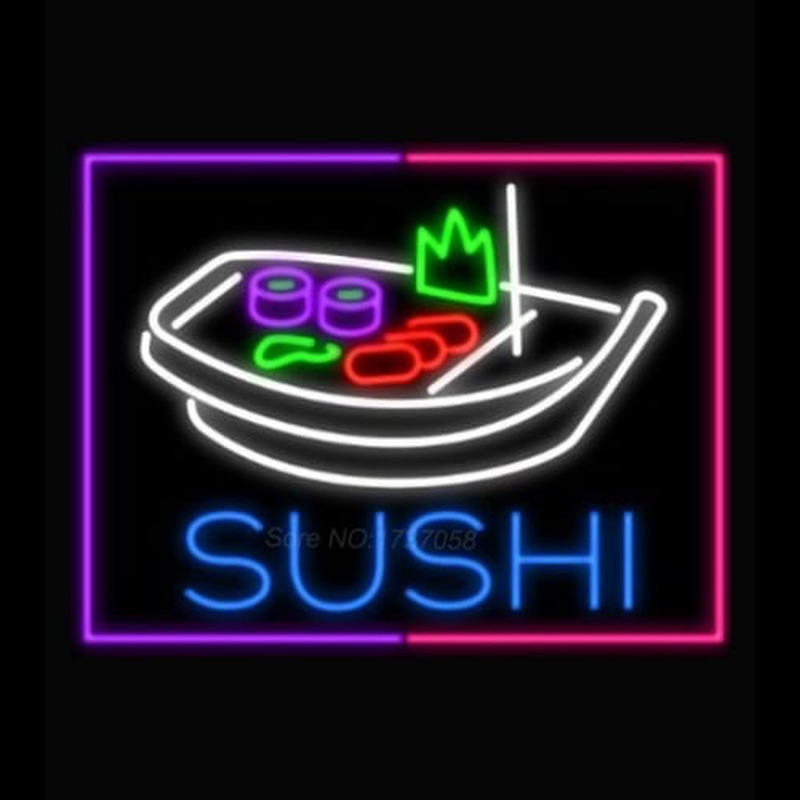 Sushi Boat Enseigne Néon