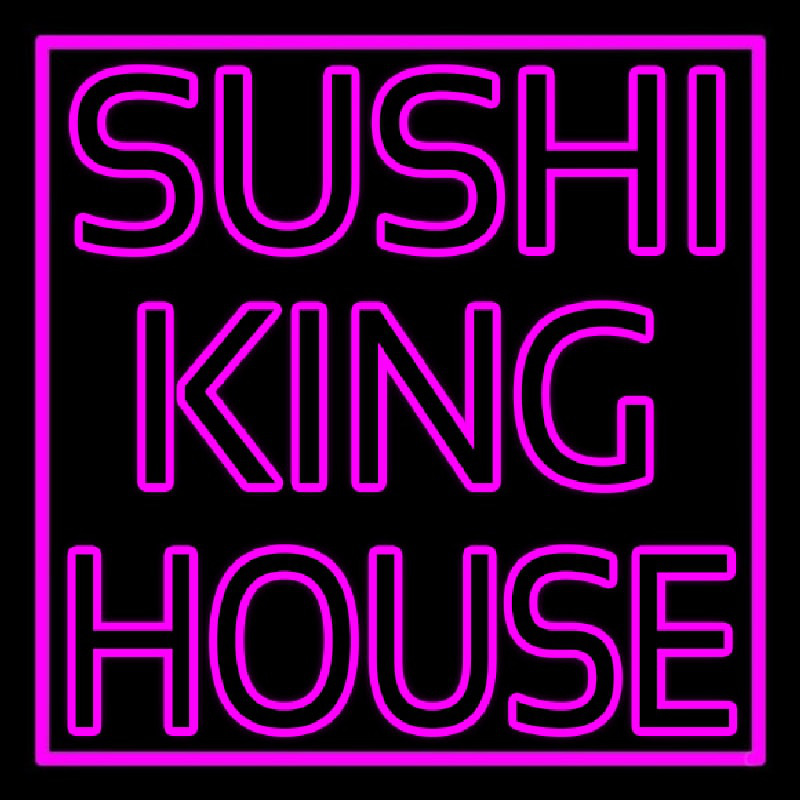 Sushi King House Enseigne Néon