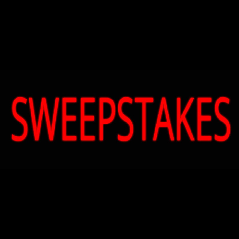 Sweepstakes Enseigne Néon