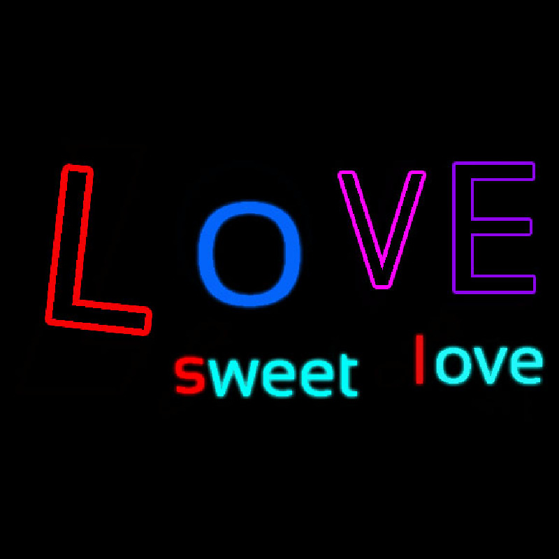 Sweet Love Enseigne Néon