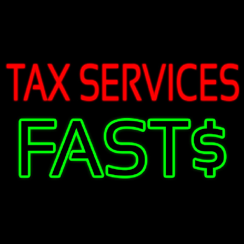 Ta  Service Fast Enseigne Néon