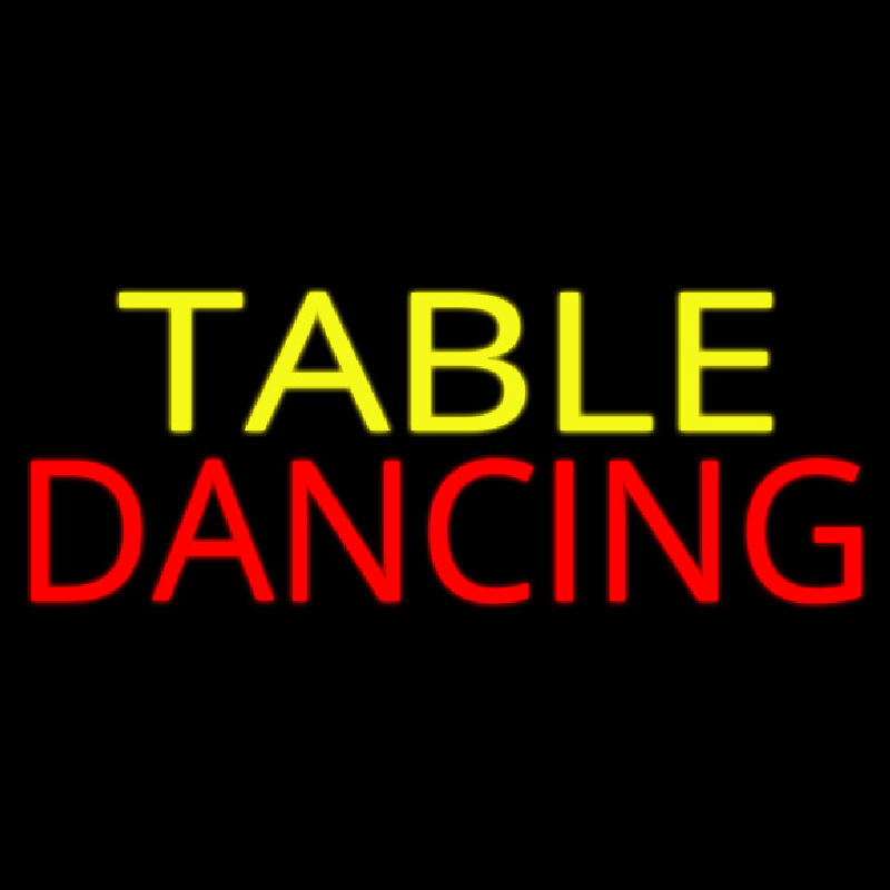 Table Dancing Enseigne Néon