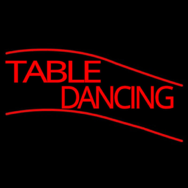 Table Dancing Enseigne Néon