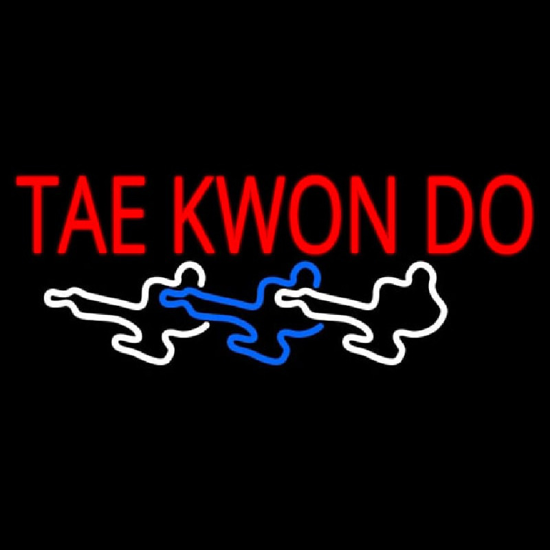 Tae Kwon Do Enseigne Néon