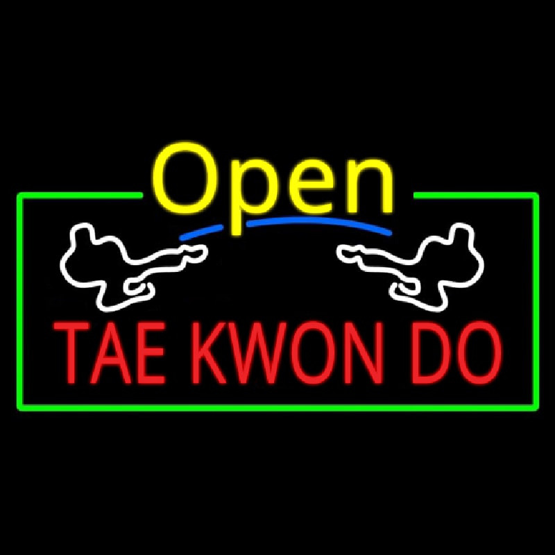 Tae Kwon Do Enseigne Néon