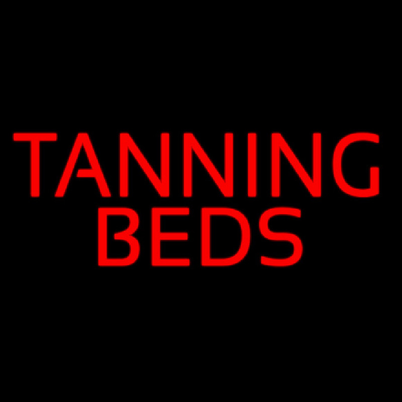 Tanning Beds Enseigne Néon