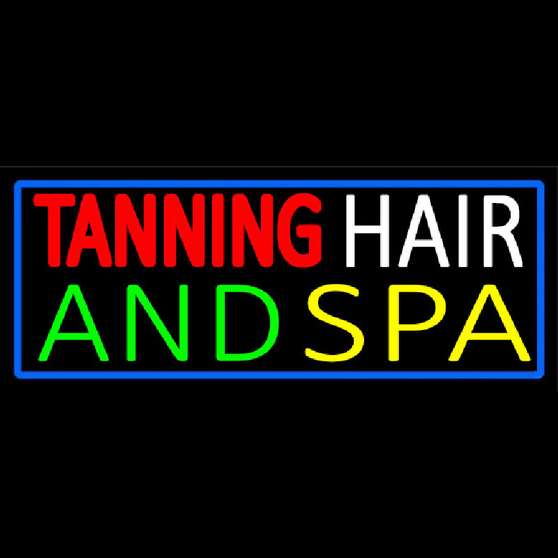 Tanning Hair And Spa Enseigne Néon