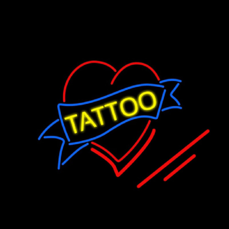 Tattoo Inside Heart Enseigne Néon