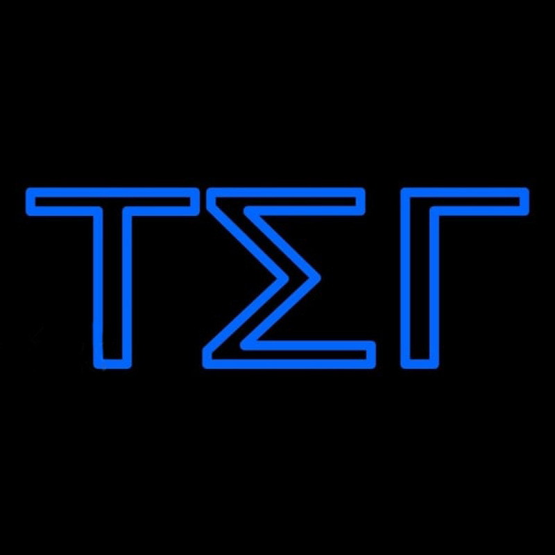 Tau Sigma Gamma Enseigne Néon