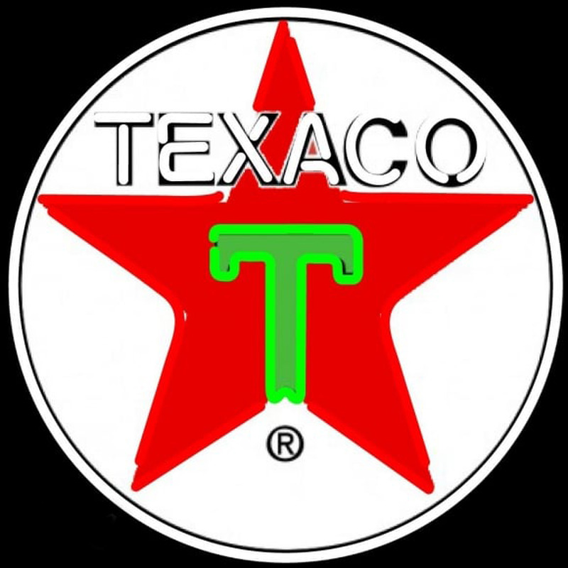 Te aco Logo Gasoline Enseigne Néon