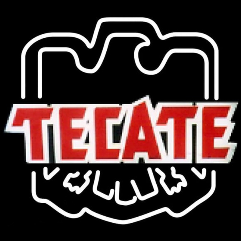 Tecate Eagle Print Logo Beer Sign Enseigne Néon